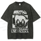Unisex Japanese Astro Boy Printed Washed Tee