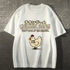 Chicken Game Cotton casual T-shirt