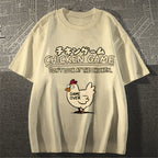 Chicken Game Cotton casual T-shirt