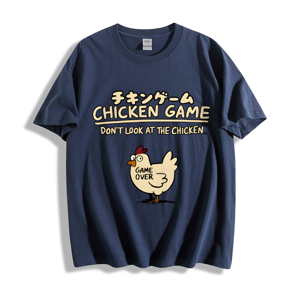 Chicken Game Cotton casual T-shirt