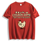 Chicken Game Cotton casual T-shirt