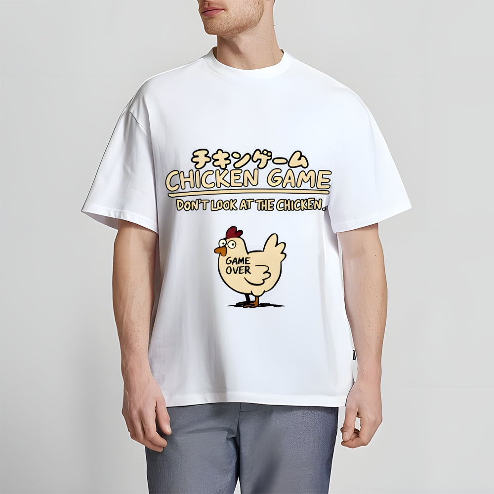 Chicken Game Cotton casual T-shirt