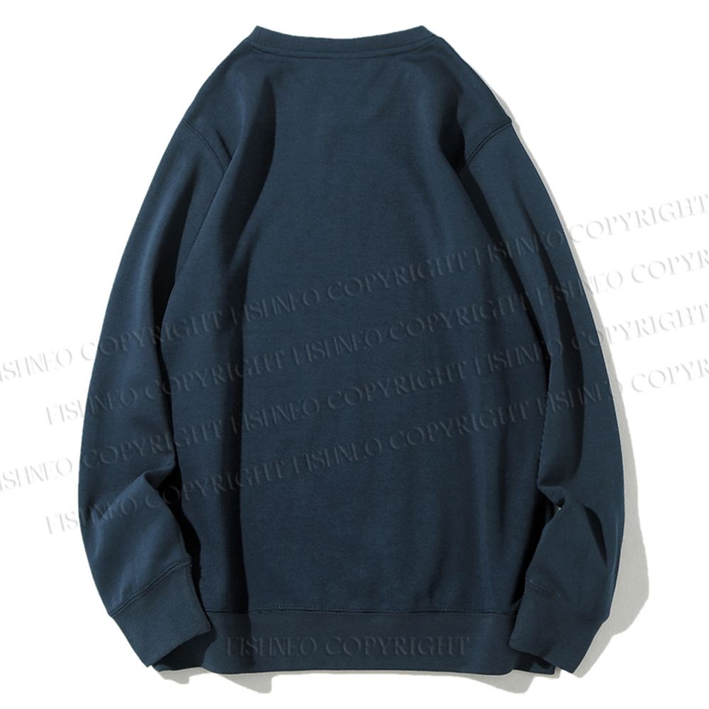 Unisex Black Cat Printed Sweatshirt