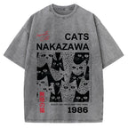 Infinite Cats Vintage Washed T-shirt
