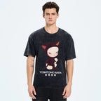 Yoshitomo Nara Vintage Wash Japanese Design T-Shirt