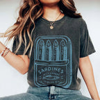 Sardine fish Vintage Washed T-shirt