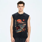 Okinawa Japan Vintage Distressed Washed Tank Top