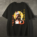 Japanese Cat Samurai Men's Classic Cotton T-Shirt