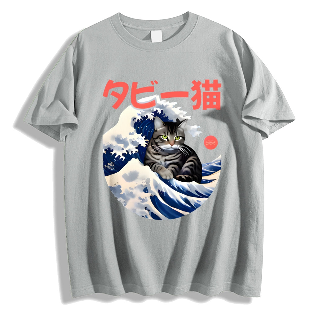Cat Japanese Style Classic Tee