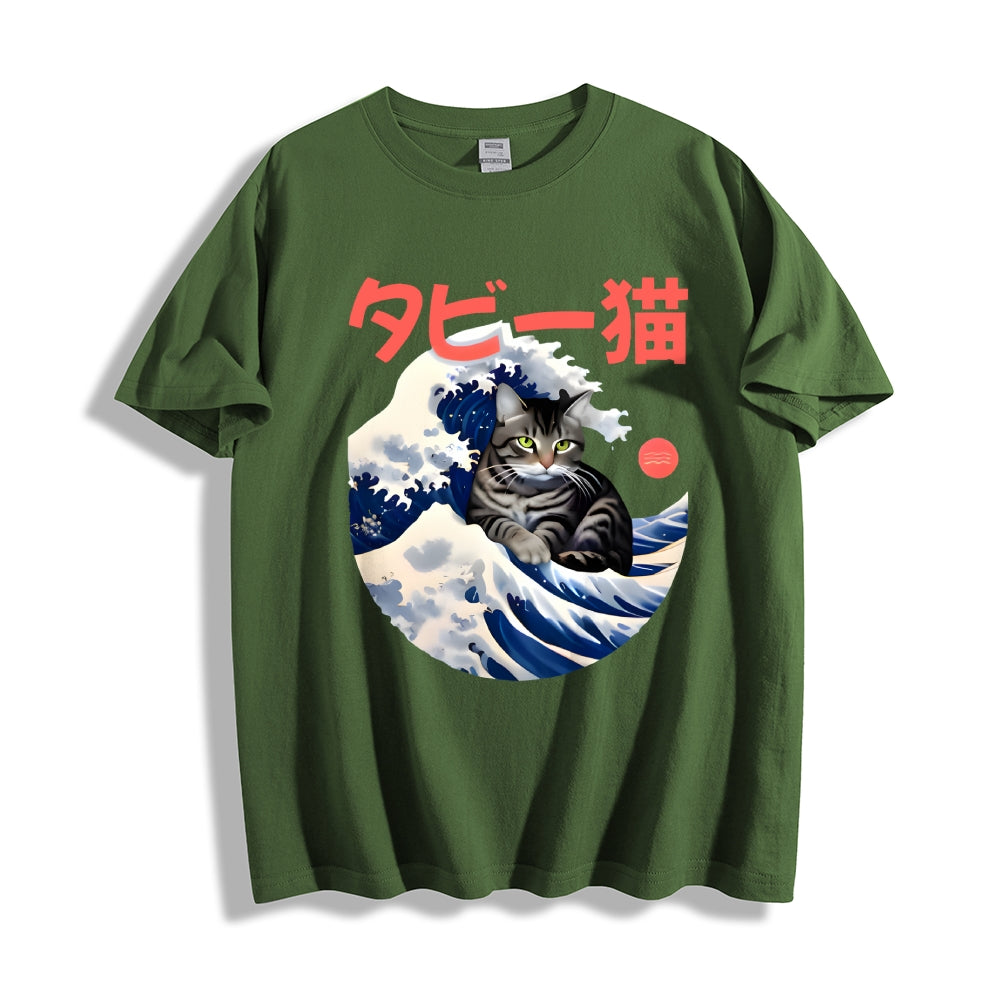 Cat Japanese Style Classic Tee