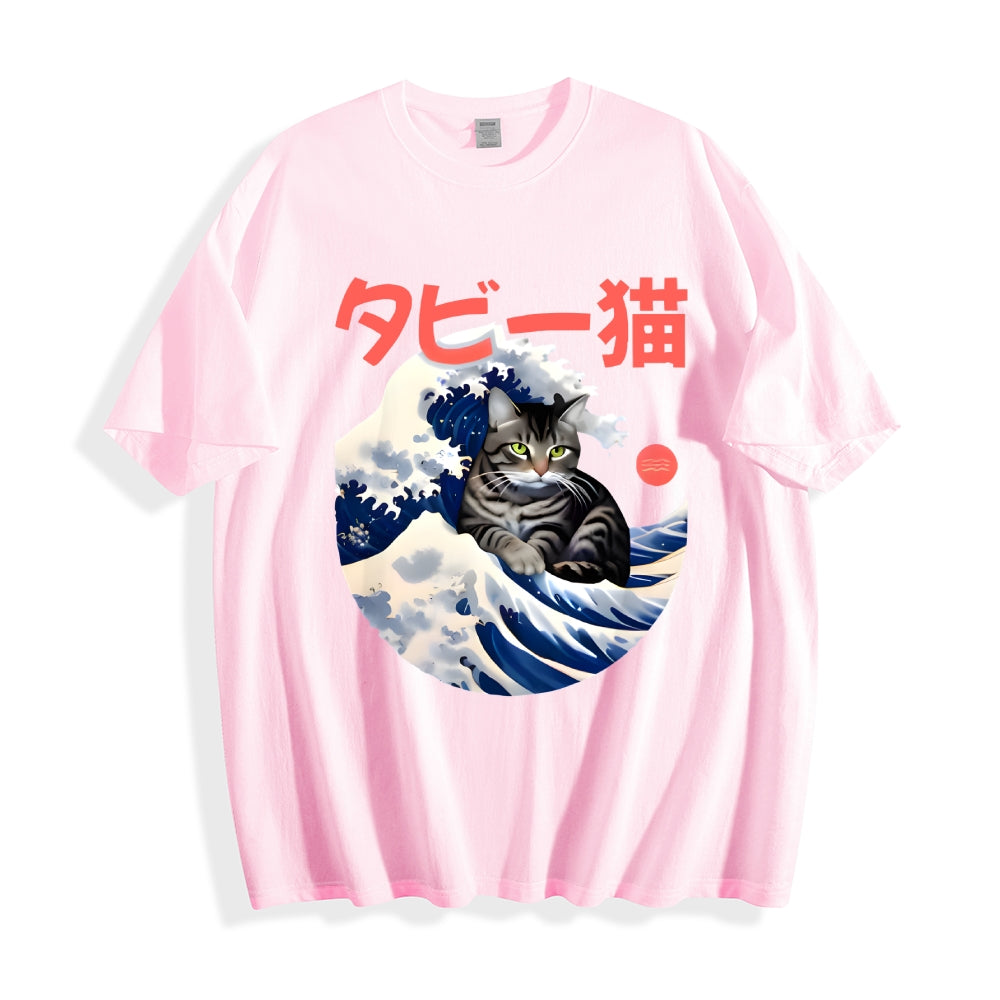 Cat Japanese Style Classic Tee