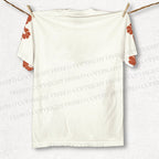 Unisex Vintage Flowers Printed Classic T-shirt