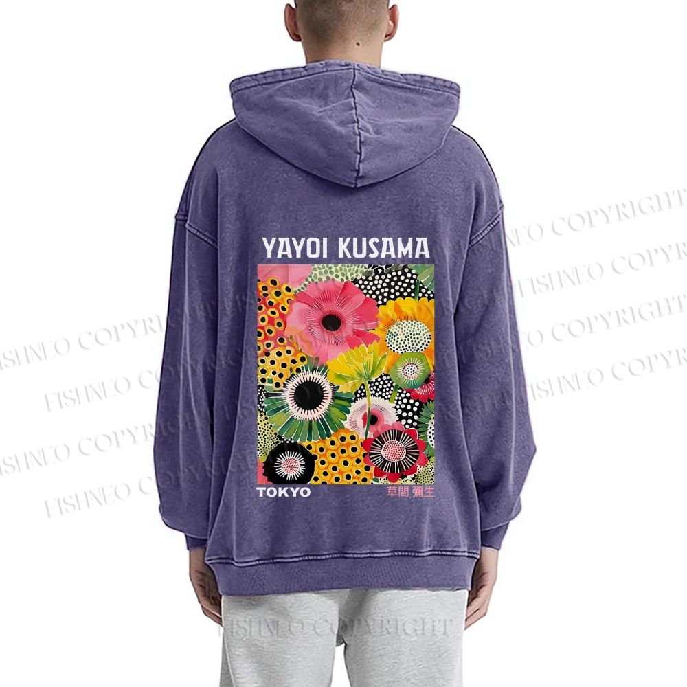 Flowers Yayoi Kusama hoodies
