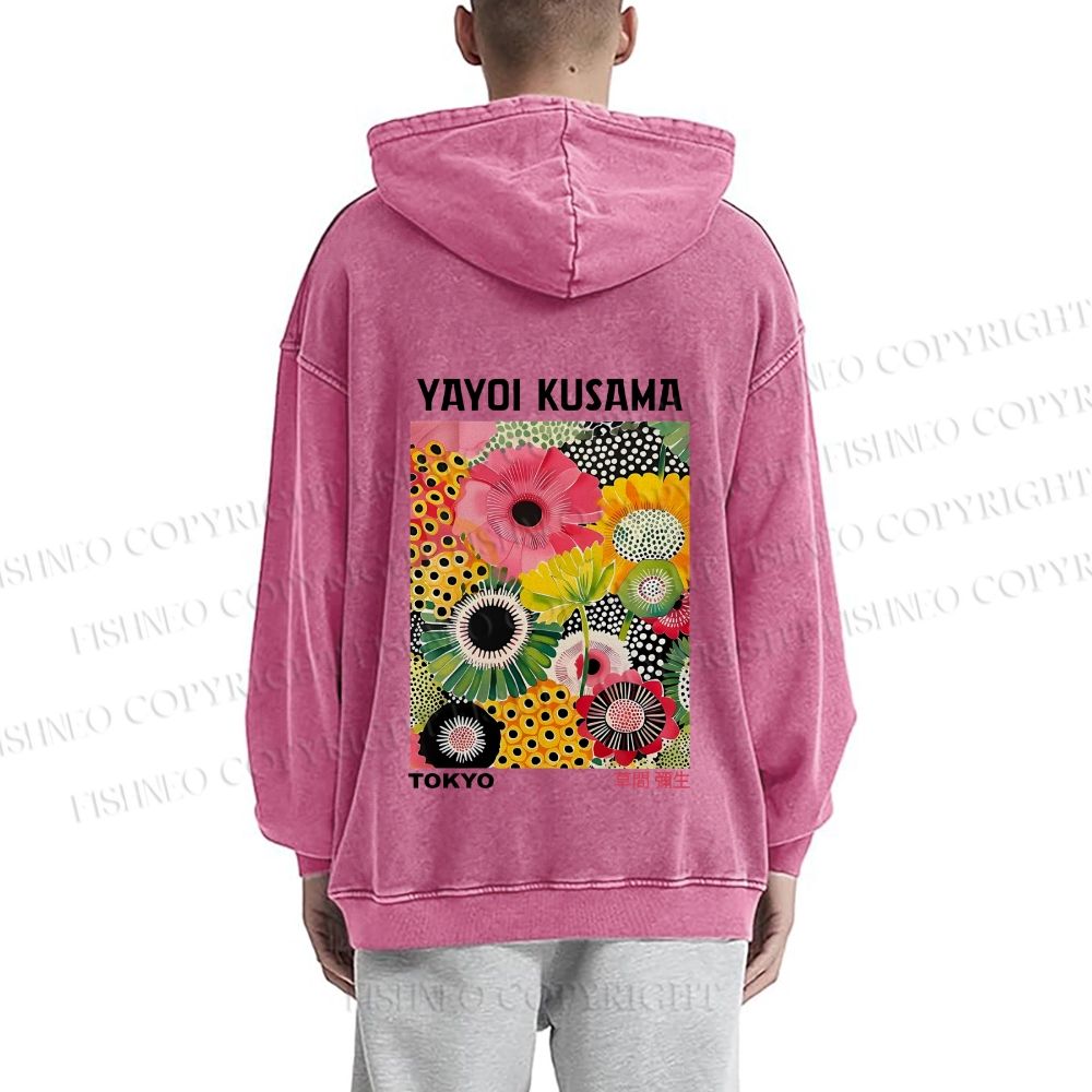Flowers Yayoi Kusama hoodies