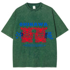 Okinawa Mascot Vintage Washed T-shirt