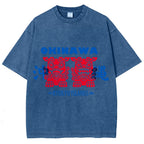 Okinawa Mascot Vintage Washed T-shirt