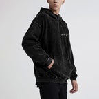 Frog Ramen Vintage Washed Cotton Back Art Hoodie