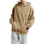 Frog Ramen Vintage Washed Cotton Back Art Hoodie