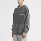 Frog Ramen Vintage Washed Cotton Back Art Hoodie