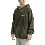 Frog Ramen Vintage Washed Cotton Back Art Hoodie