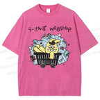 Unisex Web Shop Printed Washed Tee