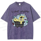 Unisex Web Shop Printed Washed Tee
