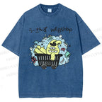 Unisex Web Shop Printed Washed Tee