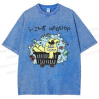Unisex Web Shop Printed Washed Tee