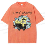 Unisex Web Shop Printed Washed Tee