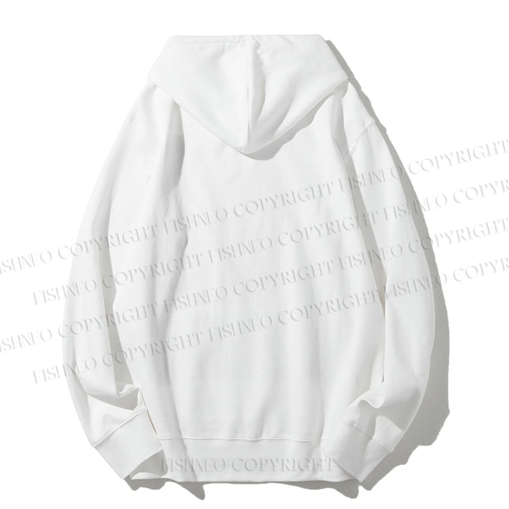 Unisex Casual Cotton Octopus Japanese Style Printed Hoodie