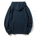 Unisex Casual Cotton Japanese Wave Printed Hoodie