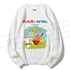 Unisex Japanese Childlike Graffiti Printed Sweatshirt