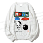 Unisex Vintage Skull Printed Sweatshirt