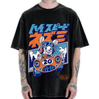 Racing Mouse Rat Funny Vintage Washed T-shirt