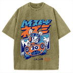 Racing Mouse Rat Funny Vintage Washed T-shirt
