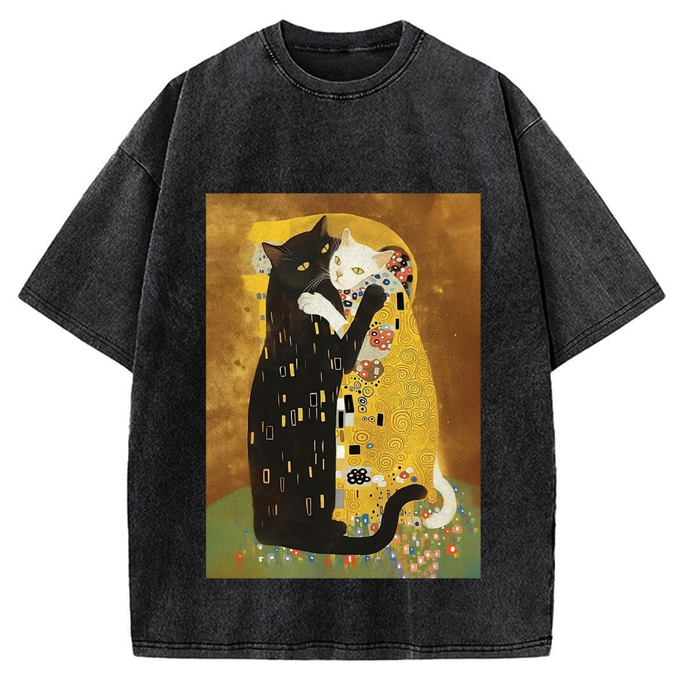 The Kiss Cat Vintage Washed T-shirt