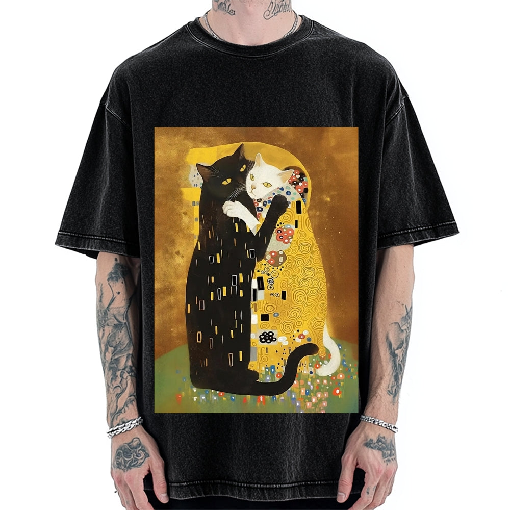 The Kiss Cat Vintage Washed T-shirt