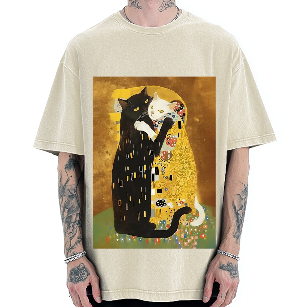 The Kiss Cat Vintage Washed T-shirt