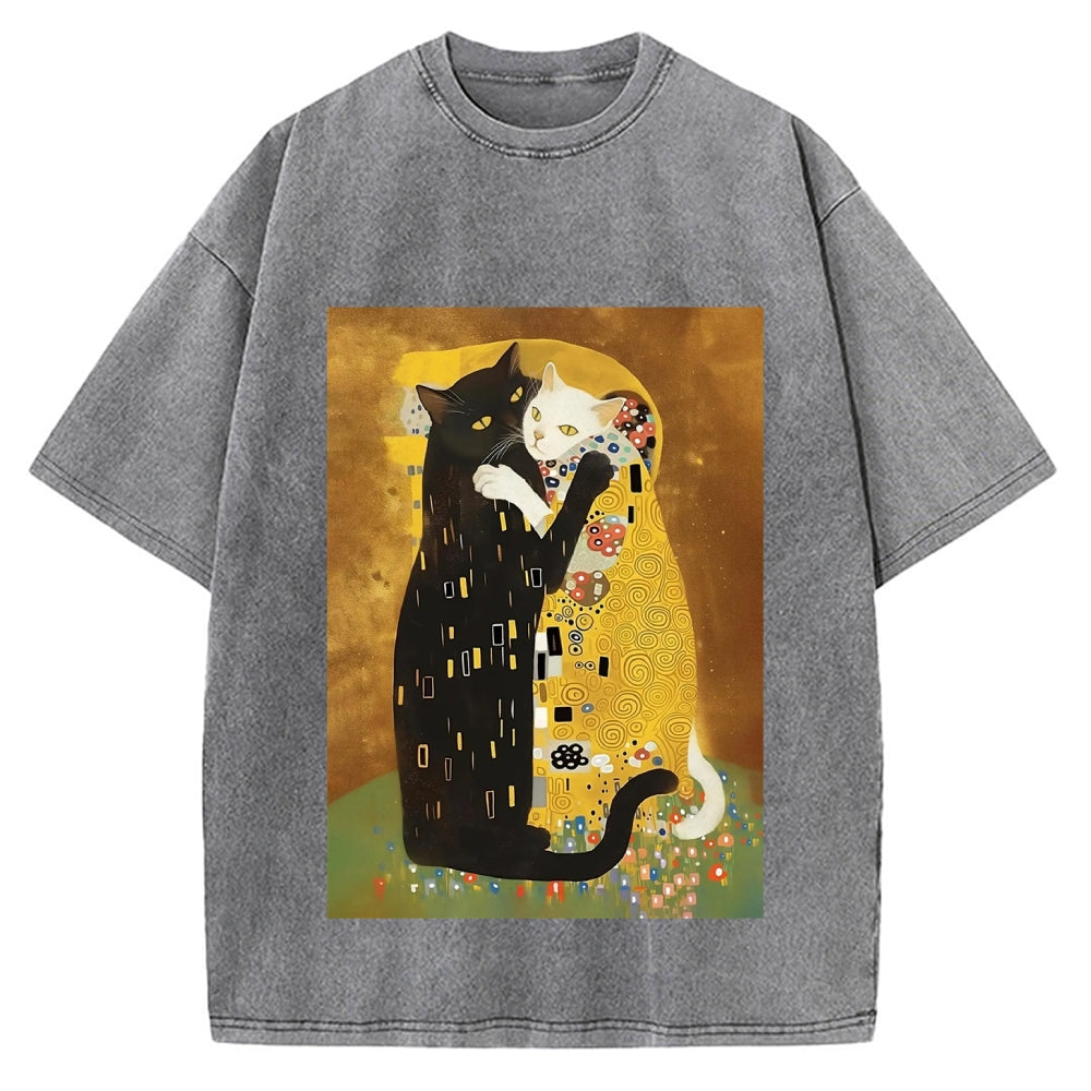 The Kiss Cat Vintage Washed T-shirt