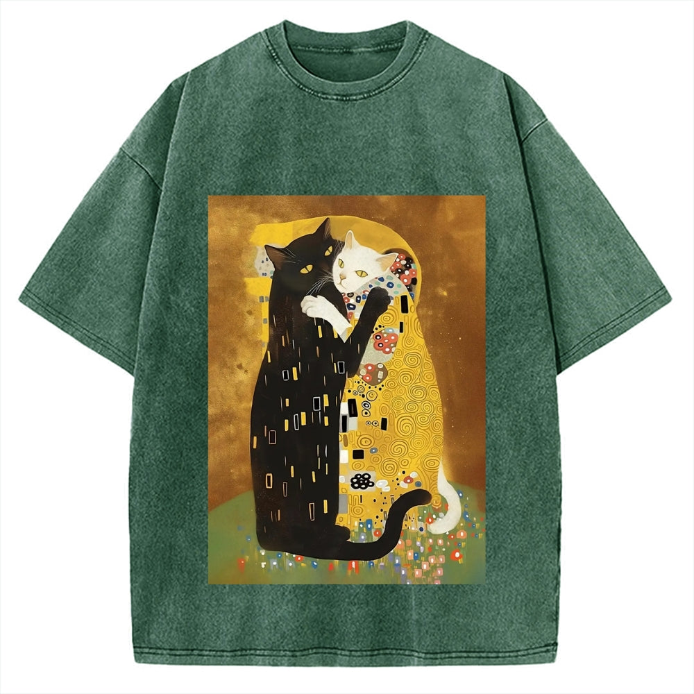 The Kiss Cat Vintage Washed T-shirt