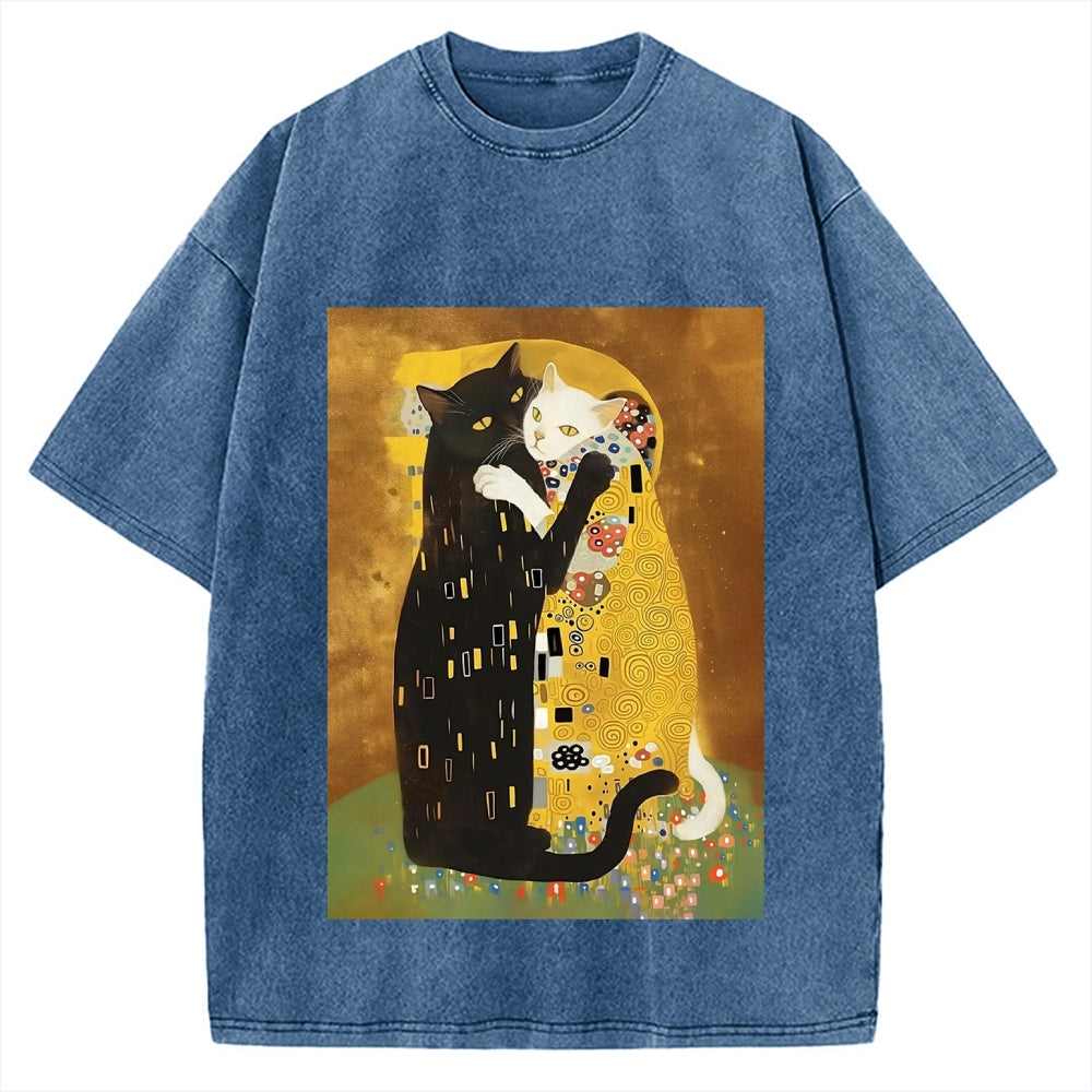 The Kiss Cat Vintage Washed T-shirt