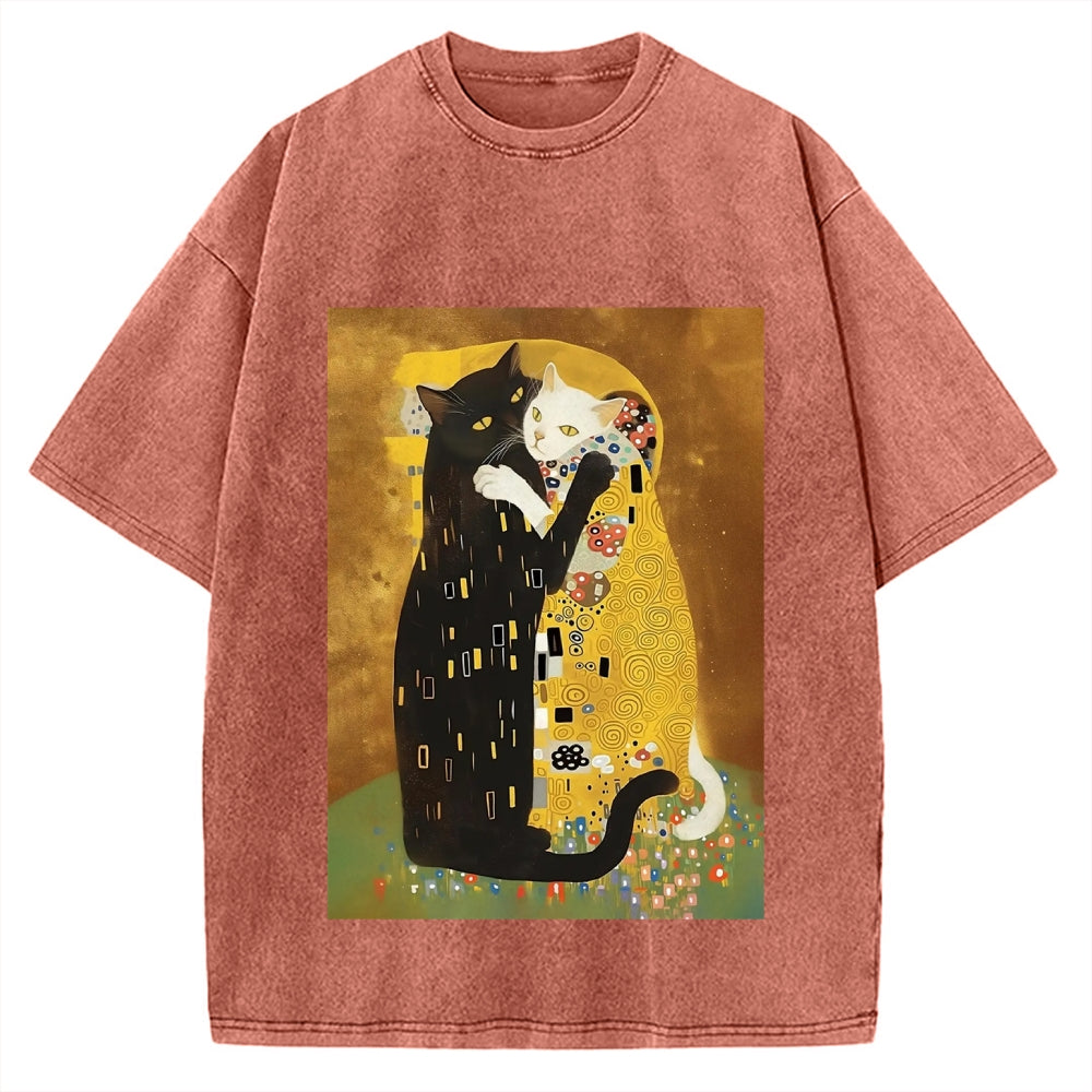 The Kiss Cat Vintage Washed T-shirt