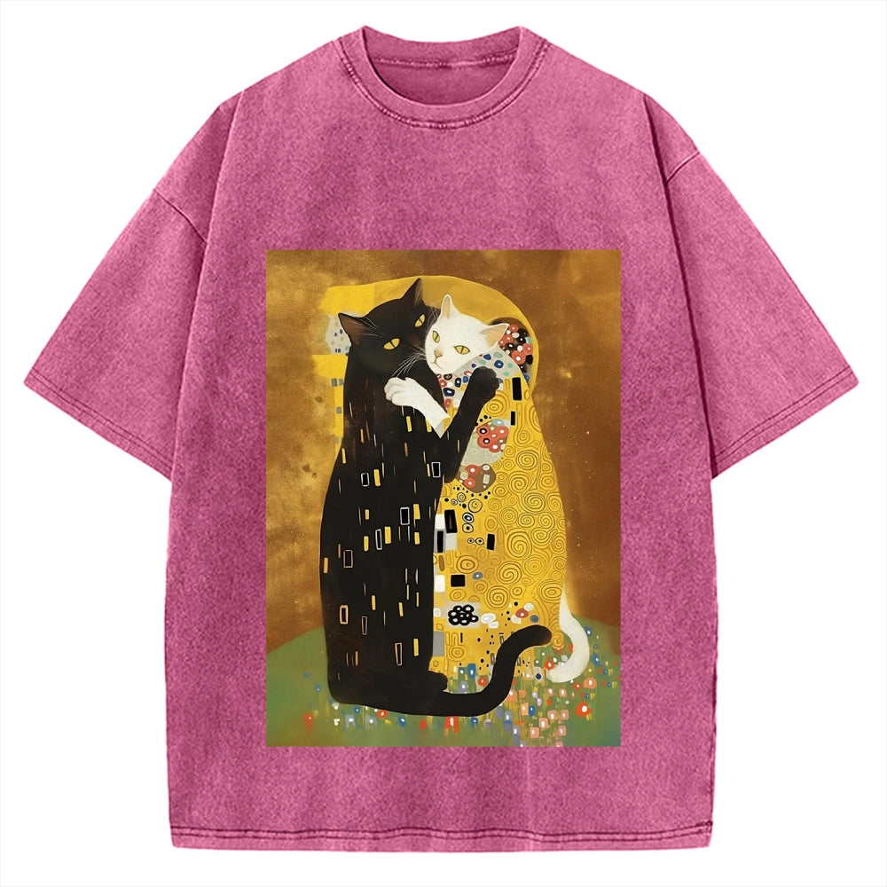The Kiss Cat Vintage Washed T-shirt