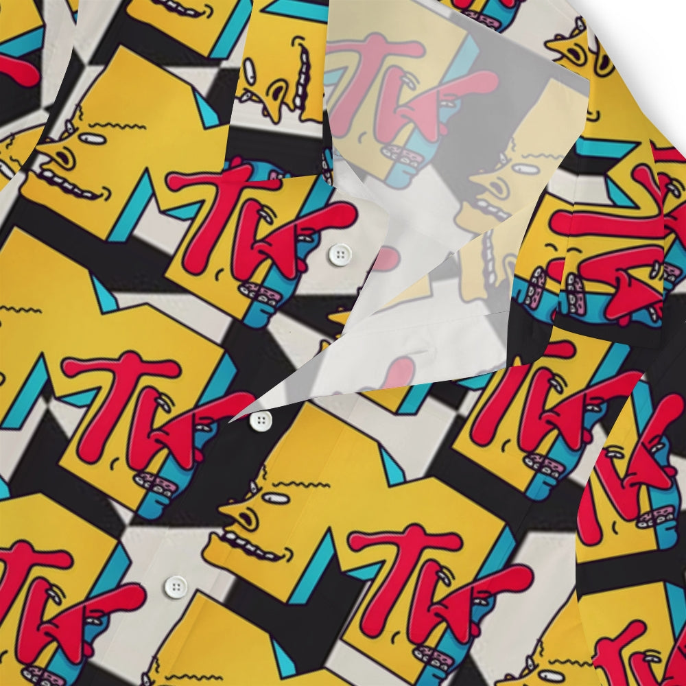 Music Television Button-up Shirt