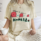 Unisex Octopus Printed Washed Tee