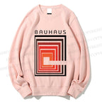 Unisex Vintage Bauhaus Design Printed Sweatshirt