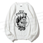 Unisex Vintage Japanese Monster Printed Sweatshirt