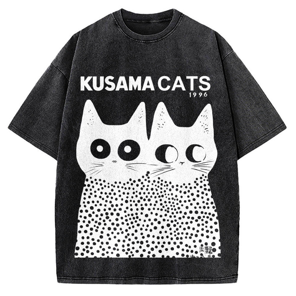 Kusama Cats 1996 Vintage Washed T-shirt