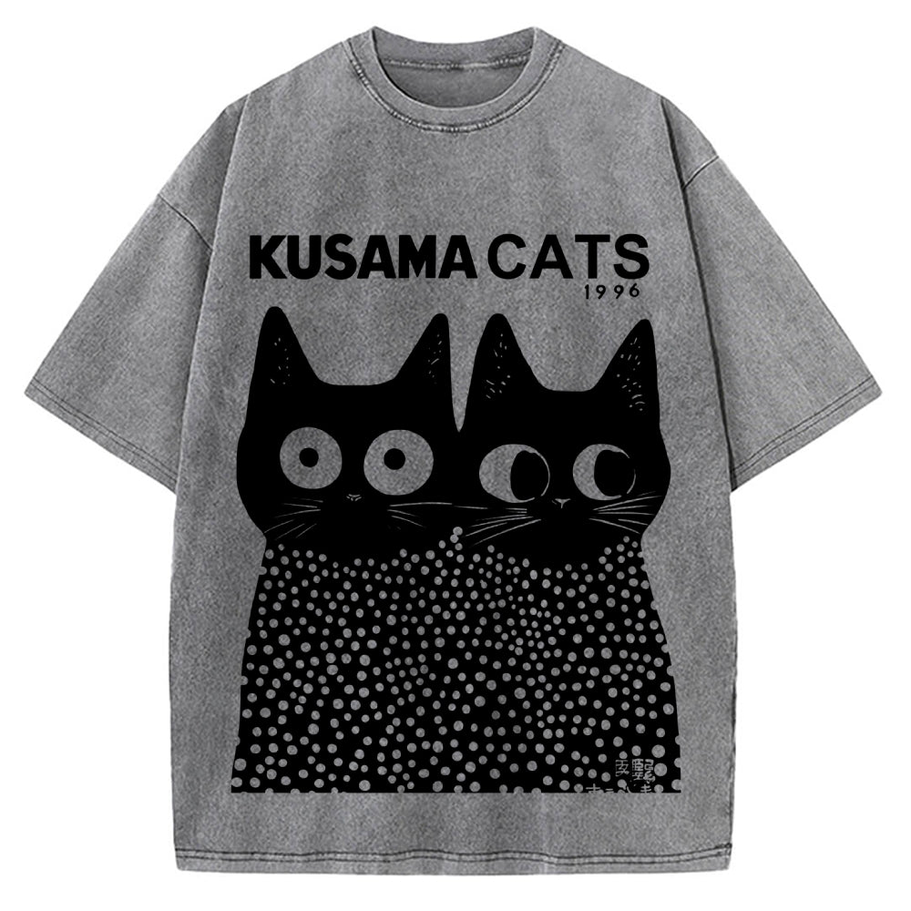 Kusama Cats 1996 Vintage Washed T-shirt
