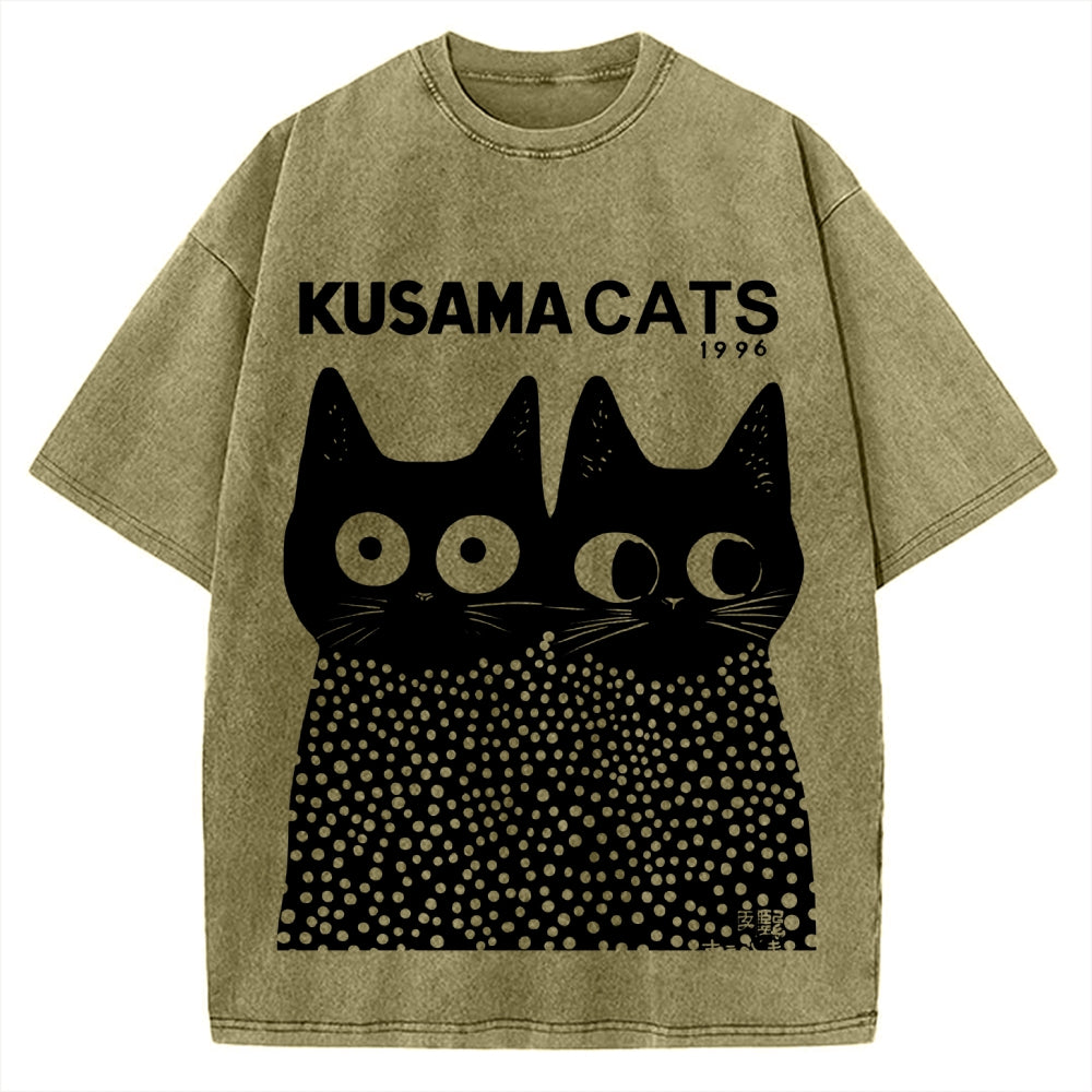 Kusama Cats 1996 Vintage Washed T-shirt